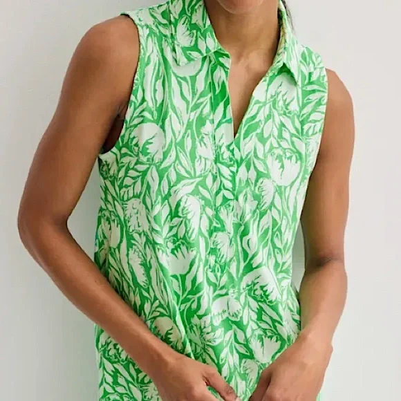 Lilly Pulitzer Riegan Fauna Green ~Tulip to Tango Dress Med. NWT - Picture 7 of 11